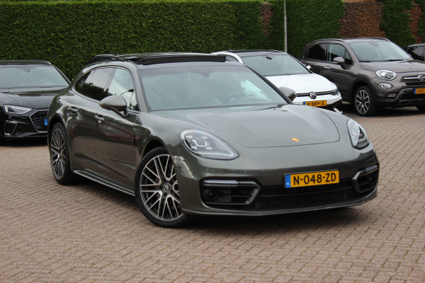 Porsche Panamera Sport Turismo 2.9 4 E-Hybrid / Panoramadak / 360Camera / Head-up / Softclose / Sportdesign+Chrono / 21'' / Sportuitlaat / Bose / Keyless / Stoelverwarming 4x / Stoelventilatie / Stuurverwarming / Dodehoek / DAB / ACC