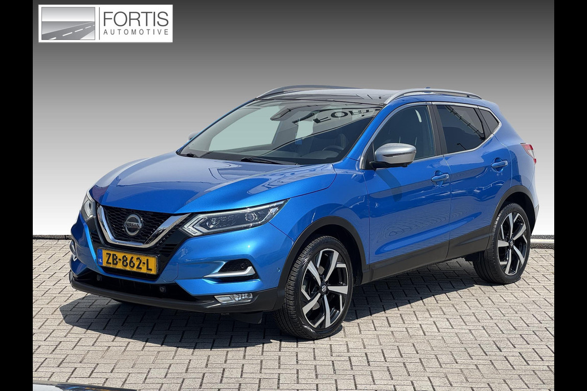 Nissan QASHQAI 1.3 DIG-T Tekna + NL-AUTO | LEDER | PANODAK | TREKHAAK