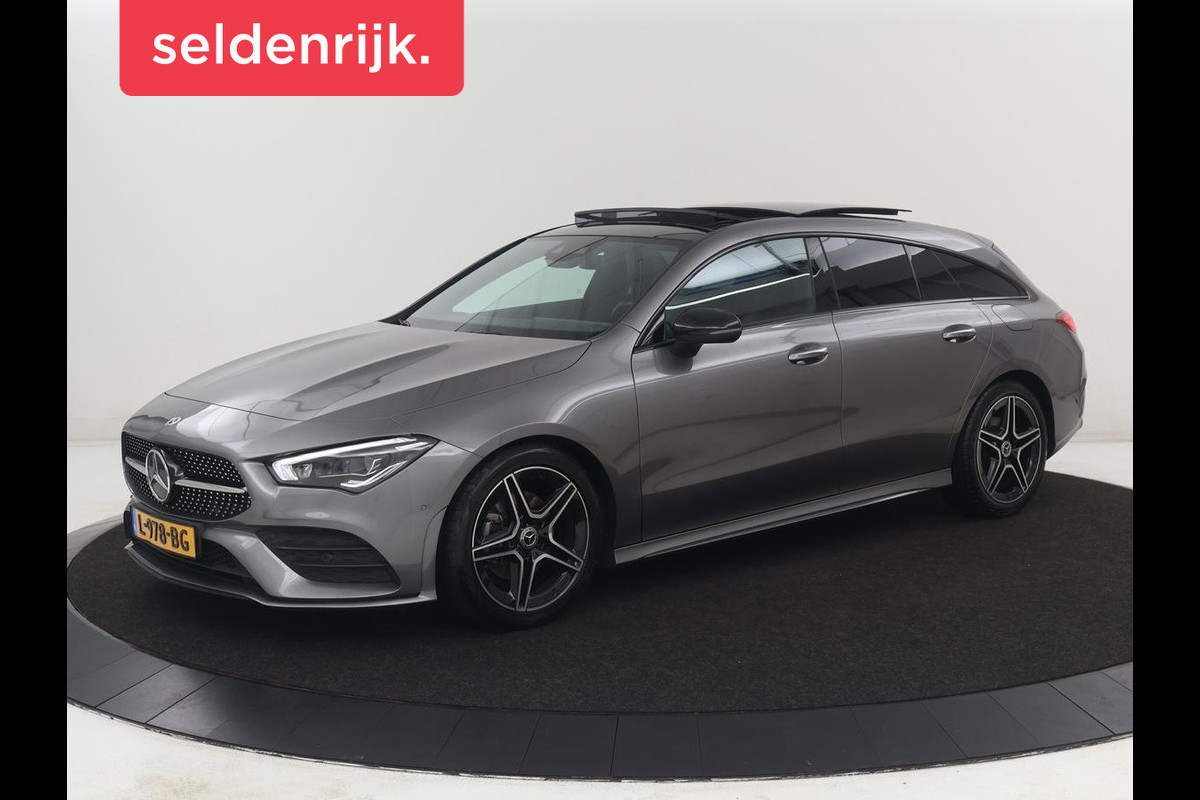 Mercedes-Benz CLA-Klasse Shooting Brake 180 Business Solution AMG | Panoramadak | Stoelverwarming | Memory | Sfeerverlichting | Matrix LED | Leder/Alcantara | Side Assist | Widescreen | Navigatie | Camera | Climate control
