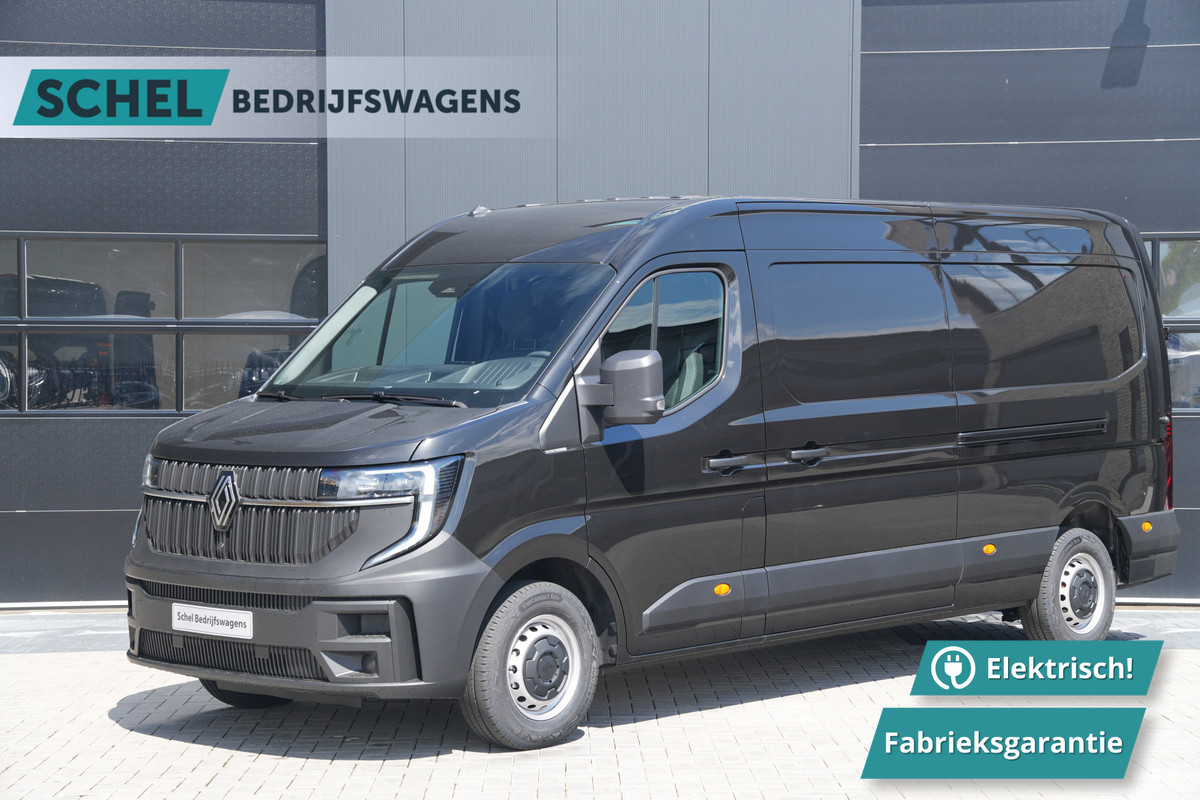 Renault Master E-Tech T35 L3H2 Advance Long Range 87 kWh 143pk - 2x Schuifdeur - Camera - Trekhaak - Cruise - LED - Carplay/Android - Rijklaar