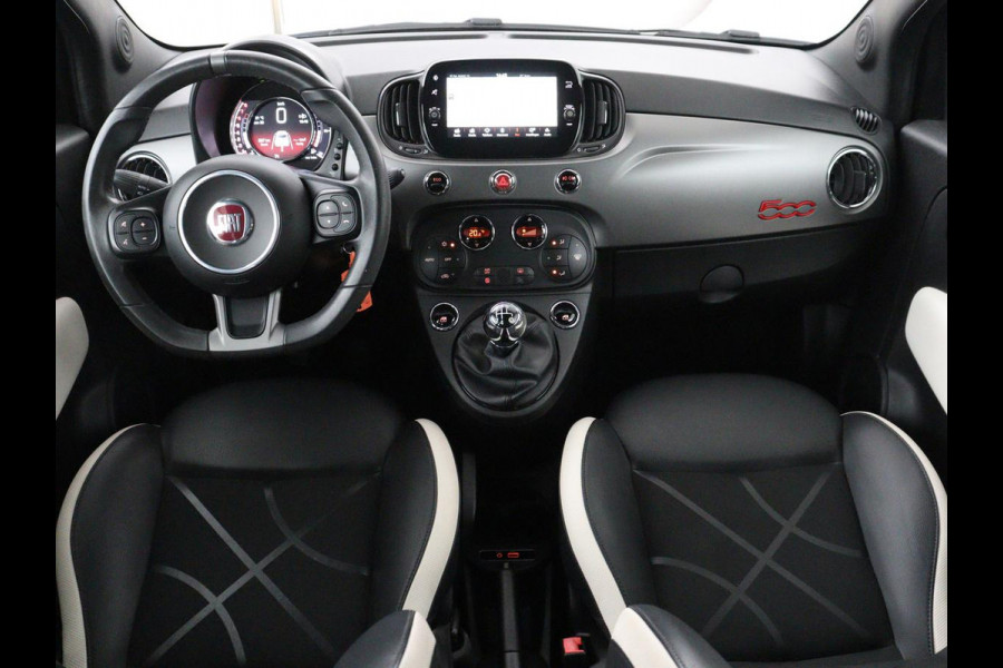 Fiat 500 0.9 TwinAir Turbo Sport Navigatie | Cruise control | DAB radio | Bluetooth | Half leder bekleding | Uconnect | Airco