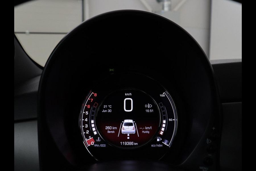 Fiat 500 0.9 TwinAir Turbo Sport Navigatie | Cruise control | DAB radio | Bluetooth | Half leder bekleding | Uconnect | Airco