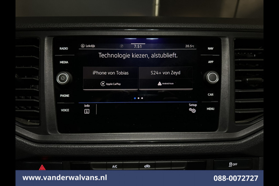 Volkswagen Crafter 2.0 TDI 141pk L3H3 L2H2 Euro6 Airco | Navigatie | Apple Carplay | Chauffeursstoel Android Auto, Standkachel, Parkeersensoren, 3000kg trekvermogen