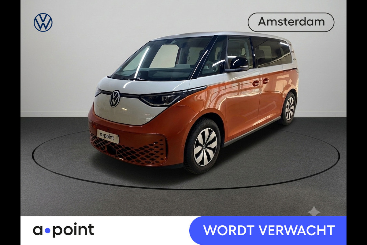 Volkswagen ID. Buzz Pro 77kWh 204 pk | Navigatie | Parkeersensoren (Park assist) | Rondomzicht camera | Elektr. voorstoelen met geheugen | Elektr. schuifdeuren | Matrix LED koplampen |