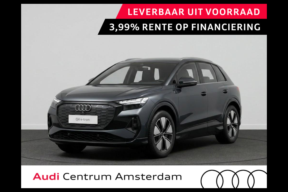 Audi Q4 e-tron Advanced edition 63 kWh 204 pk | Techniekpakket plus | Privacy glas | Lichtpakket plus ambient light | Trekhaak |