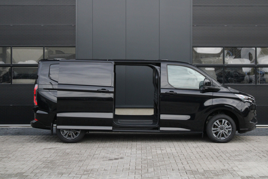 Ford E-Transit Custom 340 L2H1 Limited 71 kWh 218pk | 2x Schuif | DDS LED | 360 Camera | B&O | ACC | Navi | Verwarmd stuurwiel | Elek trekhaak | AGR-s