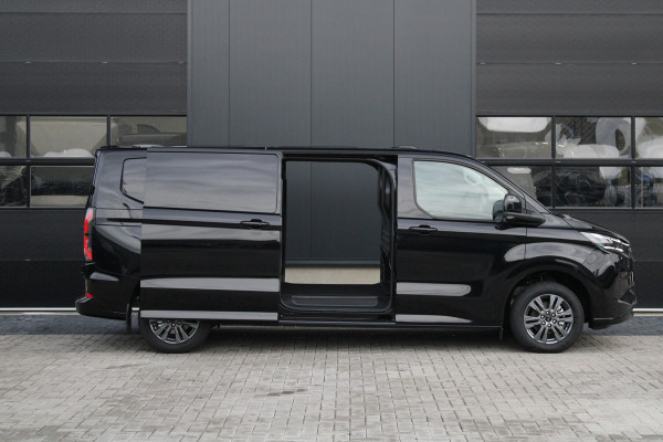 Ford E-Transit Custom 340 L2H1 Limited 71 kWh 218pk | 2x Schuif | DDS LED | 360 Camera | B&O | ACC | Navi | Verwarmd stuurwiel | Elek trekhaak | AGR-s