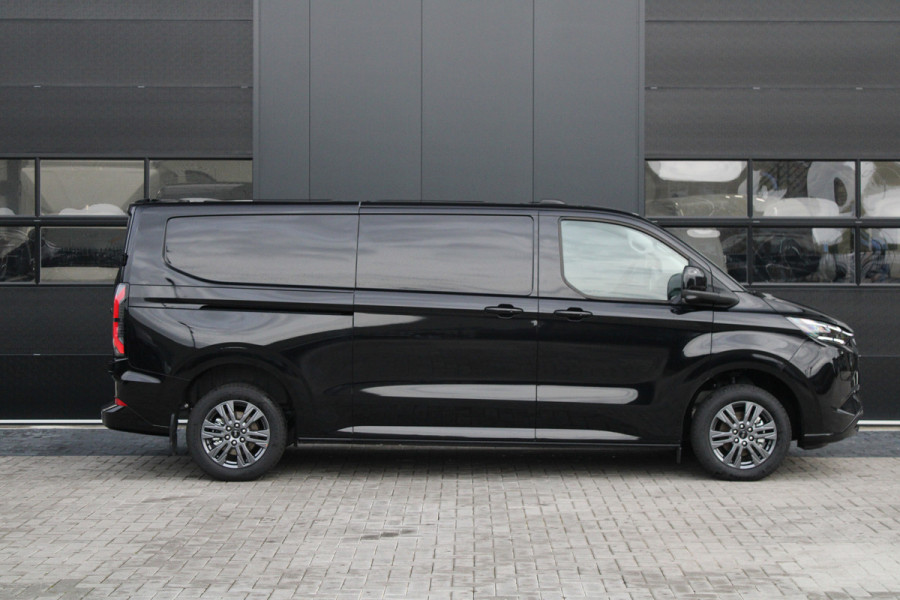 Ford E-Transit Custom 340 L2H1 Limited 71 kWh 218pk | 2x Schuif | DDS LED | 360 Camera | B&O | ACC | Navi | Verwarmd stuurwiel | Elek trekhaak | AGR-s