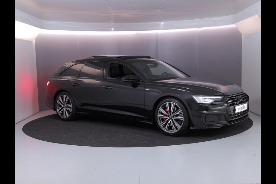 Audi A6 Avant 55 TFSI e quattro Pro Line S Competition 367 pk S-tronic | Navigatie | Panoramadak | Parkeersensoren | Achteruitrijcamera | Lederen bekleding | Stoelverwarming | S-Line |