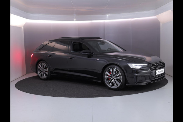 Audi A6 Avant 55 TFSI e quattro Pro Line S Competition 367 pk S-tronic | Navigatie | Panoramadak | Parkeersensoren | Achteruitrijcamera | Lederen bekleding | Stoelverwarming | S-Line |
