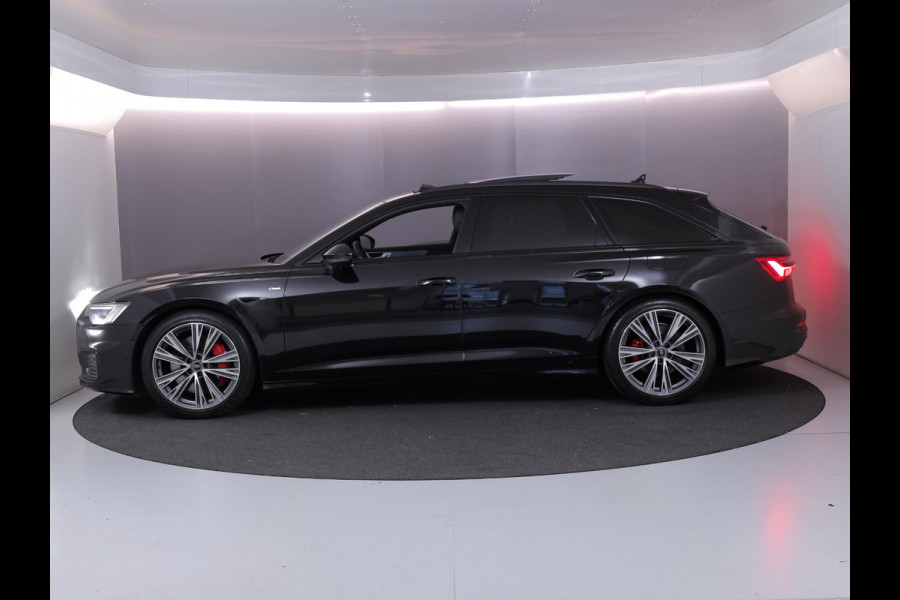 Audi A6 Avant 55 TFSI e quattro Pro Line S Competition 367 pk S-tronic | Navigatie | Panoramadak | Parkeersensoren | Achteruitrijcamera | Lederen bekleding | Stoelverwarming | S-Line |