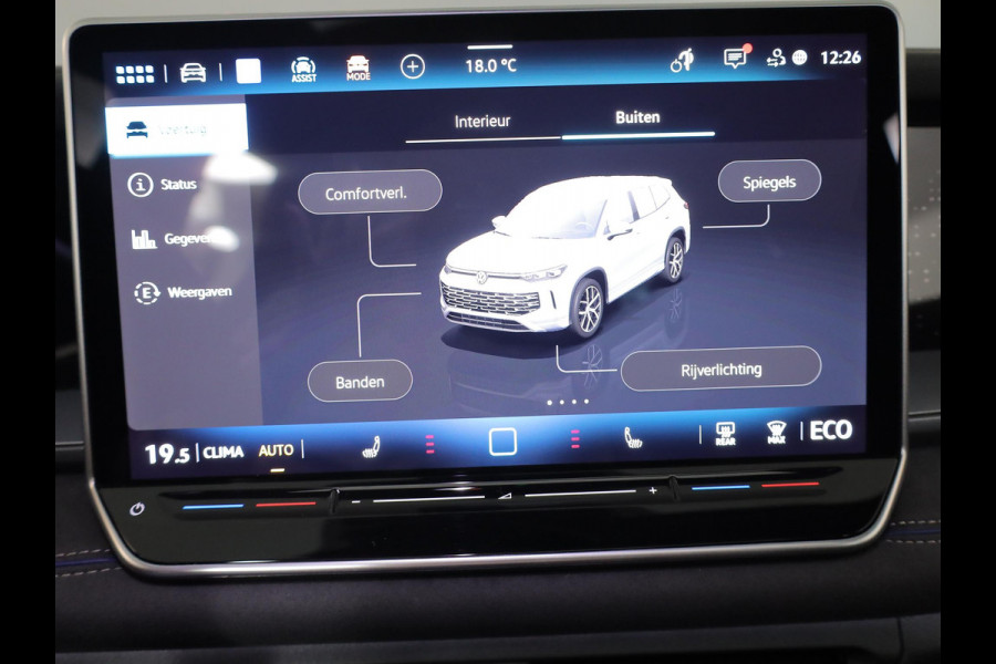 Volkswagen Tayron 1.5 eHybrid R-Line Edition | Private lease vanaf €851 | 204 pk Automaat (DSG) | Verlengde garantie | Navigatie | Panoramadak | Trekhaak (wegklapbaar) | Parkeersensoren (Park assist) | Rondomzicht camera | Stoelverwarming | R-Line |