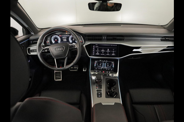 Audi A6 Avant 55 TFSI e quattro S edition Competition 367 pk S-tronic | Verlengde garantie | Navigatie | Panoramadak | Trekhaak (wegklapbaar) | Parkeersensoren (Park assist) | Rondomzicht camera | Lederen bekleding | S-Line |
