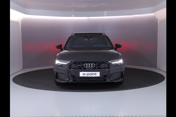 Audi A6 Avant 55 TFSI e quattro S edition Competition 367 pk S-tronic | Verlengde garantie | Navigatie | Panoramadak | Trekhaak (wegklapbaar) | Parkeersensoren (Park assist) | Rondomzicht camera | Lederen bekleding | S-Line |