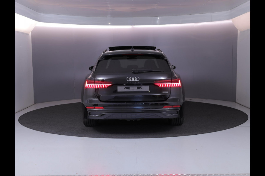 Audi A6 Avant 55 TFSI e quattro S edition Competition 367 pk S-tronic | Verlengde garantie | Navigatie | Panoramadak | Trekhaak (wegklapbaar) | Parkeersensoren (Park assist) | Rondomzicht camera | Lederen bekleding | S-Line |