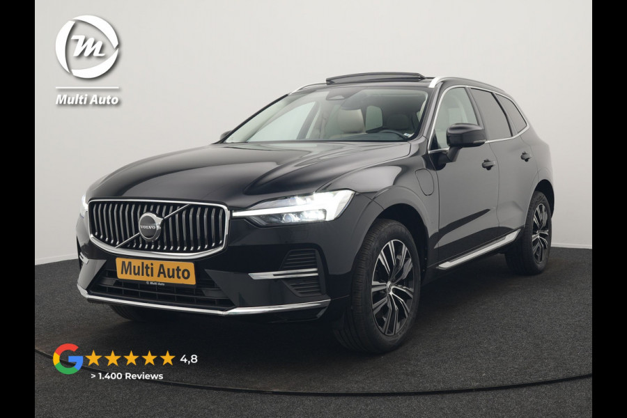 Volvo XC60 T6 AWD FACELIFT MODEL Inscription PHEV 350pk Dealer O.H | Panodak | Adaptive Cruise | Camera | Harman / Kardon | Lederen Sportstoelen Memory & Verwarmd | Google Assistant | Apple Carplay | Keyless | Full LED | Pilot Assist | Navigatie | Virtual |