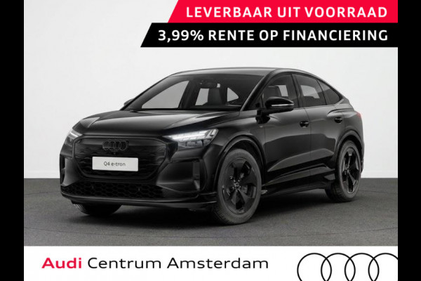 Audi Q4 Sportback e-tron S edition 82 kWh 286 pk | Techniekpakket plus | Glazen panoramadak | Optiekpakket zwart-glanzend | Trekhaak |