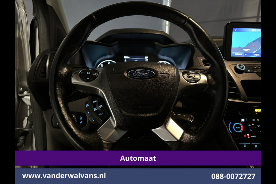 Ford Transit Connect 1.5 EcoBlue 120pk Automaat L2H1 Euro6 Airco | 2x Zijdeur | 3-Zits | Camera | Navigatie | Cruisecontrol Apple Carplay, Android Auto, Stoelverwarming, Verwarmde voorruit, Parkeersensoren, Bijrijdersbank