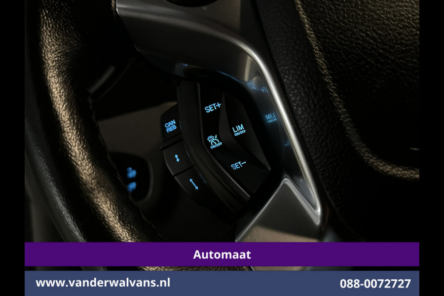 Ford Transit Connect 1.5 EcoBlue 120pk Automaat L2H1 Euro6 Airco | 2x Zijdeur | 3-Zits | Camera | Navigatie | Cruisecontrol Apple Carplay, Android Auto, Stoelverwarming, Verwarmde voorruit, Parkeersensoren, Bijrijdersbank