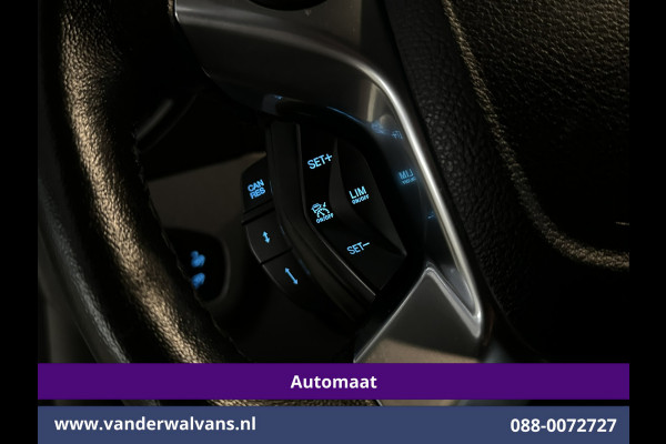 Ford Transit Connect 1.5 EcoBlue 120pk Automaat L2H1 Euro6 Airco | 2x Zijdeur | 3-Zits | Camera | Navigatie | Cruisecontrol Apple Carplay, Android Auto, Stoelverwarming, Verwarmde voorruit, Parkeersensoren, Bijrijdersbank