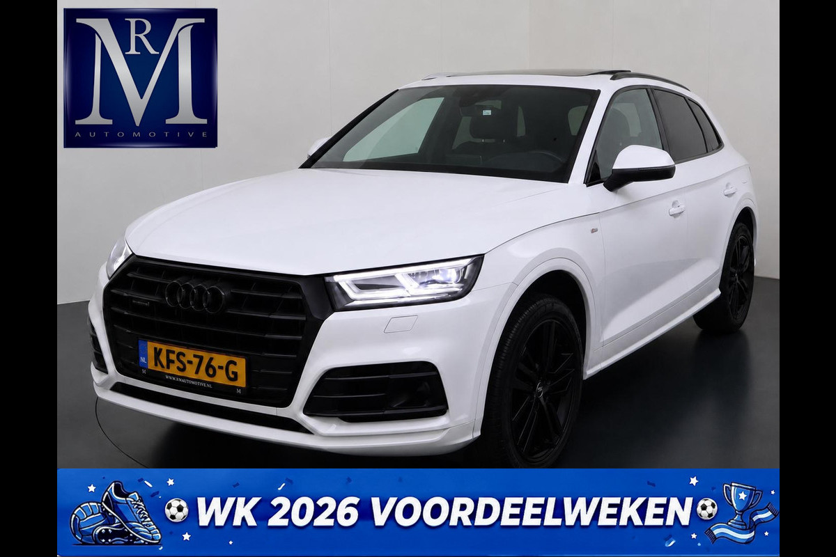 Audi Q5 55 TFSI e quattro Competition VAN: 44.900,- VOOR: 39.877,- UW WKVOORDEEL: 5.023,- | 32.000KM! |PANO| ELEKTRISCHE TREKHAAK| ELEK. ACHTERKLEP |MASSAGE| ADAPTIVE CRUISE| CAMERA| NET ONDERHOUD GEHAD RIJKLAAR INCL. 12 MND BOVAG GARANTIE| SFEERVERLICHTING