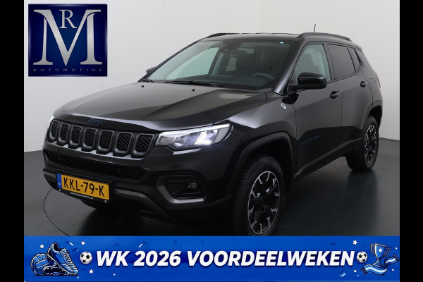 Jeep Compass 4xe 240 Plug-in Hybrid Electric Trailhawk VAN: 31.900,- VOOR: 28.877,- UW WKVOORDEEL: 3.023,- | 1.3 Plug-In Hybrid | 4WD PHEV | ADAPTIVE CRUISE CONTROL | ACHTERUIT RIJ CAMERA | 20.000KM |