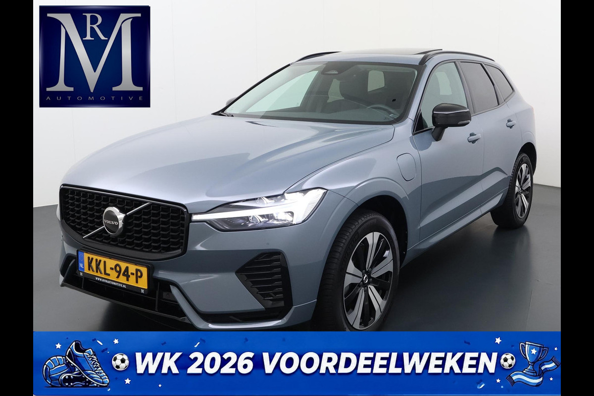 Volvo XC60 2.0 T6 Plug-in hybrid AWD R-Design VAN: 49.900,- VOOR: 46.440,- UW WKVOORDEEL: 3.460,- | BOMVOL!! | 22K KM!! | STOEL STUURVERWARMING | PANO | ELEK. TREKHAAK | ADAP. CRUISRE | MEM. STOELEN | ACHTERBANK VERWARMD | ELEK. ACHTERKLEP | 12 MND BOVAG GARANTIE | DEALER ONDERHOUDEN |