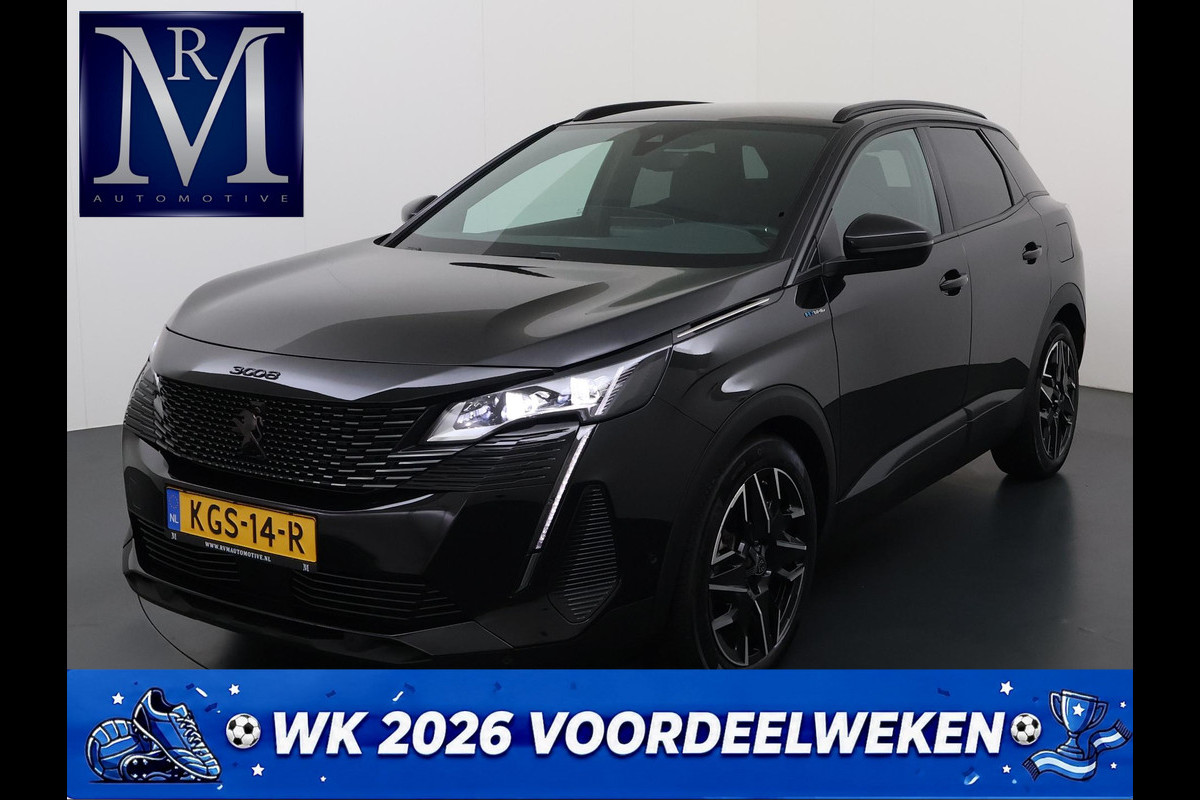 Peugeot 3008 1.6 HYbrid 225 GT VAN: 26.900,- VOOR: 23.877,- UW WKVOORDEEL: 3.023,- | PHEV | BLACK PACK | 19 INCH | ELEKTRISCHE KOFFERBAK | FOCAL AUDIO | ACHTERUITRIJCAMERA MET 180° VIEW | STOELVERWARMING | ALCANTARA | RIJKLAAR GELEVERD MET 12 MND BOVAG GARANTIE |