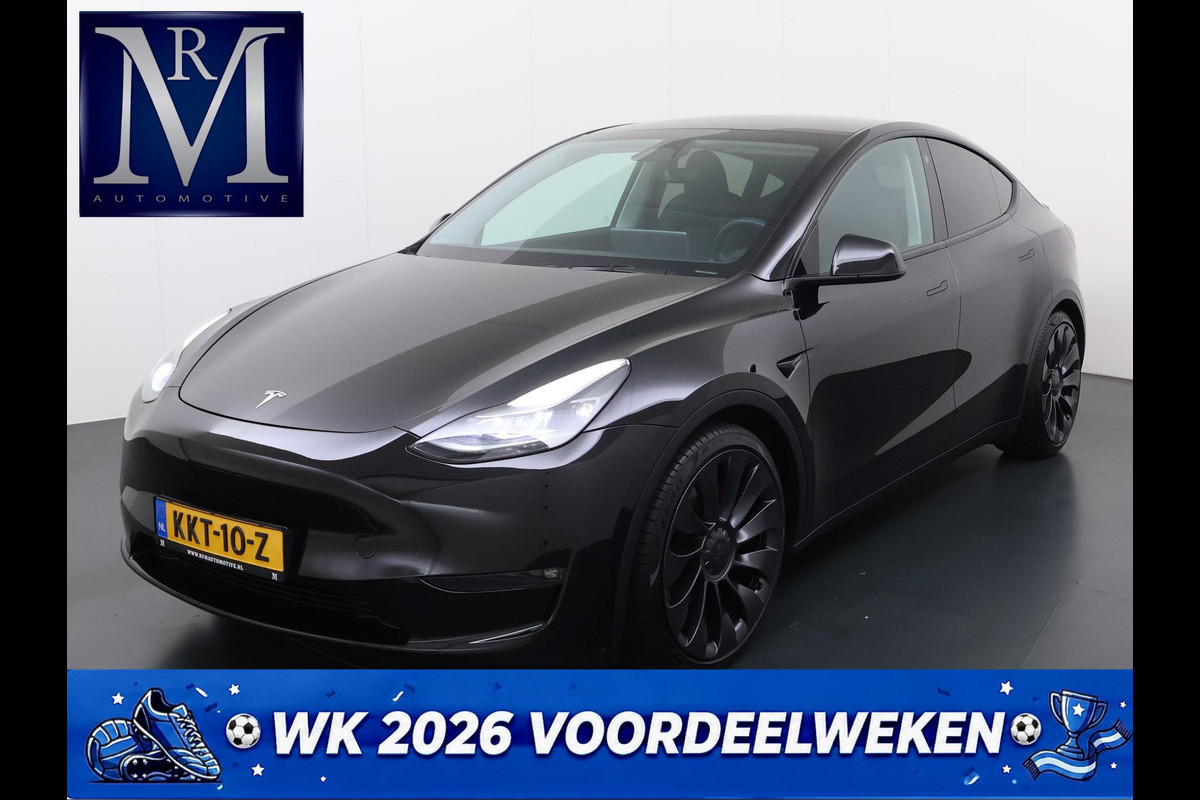 Tesla Model Y Performance AWD 75 kWh VAN: 46.900,- VOOR: 42.877,- UW WKVOORDEEL: 4.023,- | SOH 94% | TESLA FABRIEKSGARANTIE TOT 2028 | FABRIEKSGARANTIE OP ACCU & AANDRIJFLIJN TOT 2032 OF 192.000 KM | BTW VERREKENBAAR