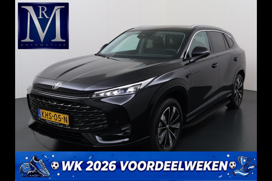 MG HS 1.5 Luxury PHEV VAN: 39.900,- VOOR: 33.330,- UW WKVOORDEEL: 6.470,- | PLUG-IN HYBRIDE | 272 PK | NIEUWE AUTO | >1.000 KM TOTAAL BEREIK | 1E REGISTRATIE 03-2026 | 360° CAMERA | ELEKTRISCHE ACHTERKLEP | 7 JAAR MG GARANTIE T/M 2033 | APPLE CARPLAY | ANDROID AUTO | STOELVERWARMING | FULL LED | ELEKTRISCHE STOELEN