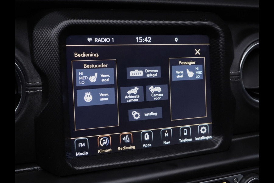 Jeep Wrangler Unlimited 4xe 380 Rubicon (APPEL CARPLAY,HARDTOP,NAVI,CAMERA,LEDER,STOELVERWAMING,ADAPTIEVE CRUISE,NETTESTAAT)