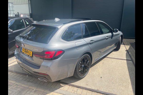 BMW 5 Serie Touring 530e High Executive Laser Led Panorama M-pakket 19inch breedset memory orig NL Geleverd NAP compleet!