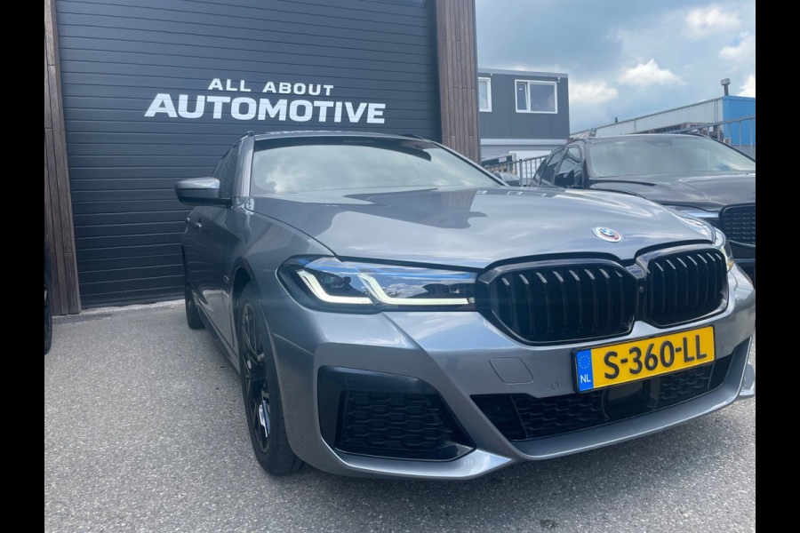 BMW 5 Serie Touring 530e High Executive Laser Led Panorama M-pakket 19inch breedset memory orig NL Geleverd NAP compleet!
