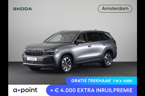 Škoda Kodiaq 1.5 TSI PHEV Business Edition Plus | Cognac leder | Panoramadak | Trekhaak | Light & View | Adaptief onderstel | Canton Sound | Adaptive Cruise | Blind Spot |