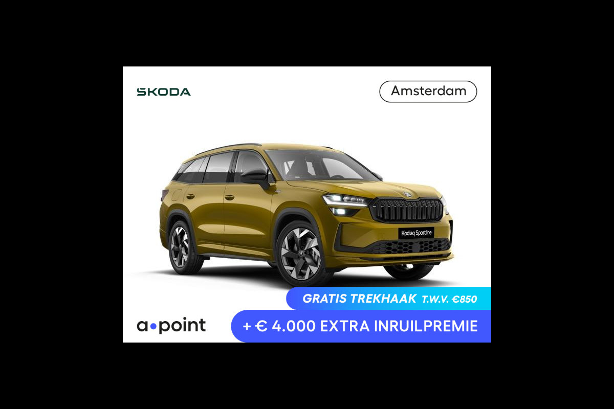 Škoda Kodiaq 1.5 TSI PHEV Sportline Business | Panoramadak | Trekhaak | Light & View | Adaptief onderstel | Canton Sound |