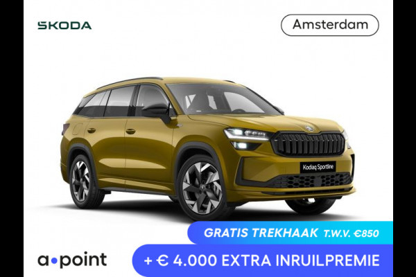Škoda Kodiaq 1.5 TSI PHEV Sportline Business | Panoramadak | Trekhaak | Light & View | Adaptief onderstel | Canton Sound |