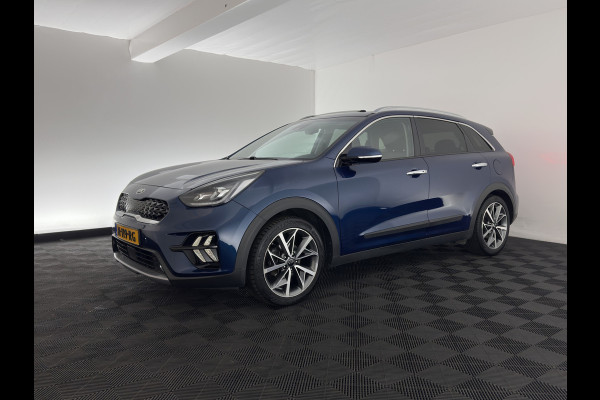 Kia Niro 1.6 GDi Hybrid ExecutiveLine (INCL-BTW) Aut. *PANO | LEATHER | FULL-LED | NAVI-FULLMAP | DIGI-COCKPIT | HEATED-COMFORTSEATS | CAMERA | DAB+ | KEYLESS | ECC | SHIFTPADDLES | ADAPTIVE-CRUISE | LANE-ASSIST | TOWBAR | 18"ALU