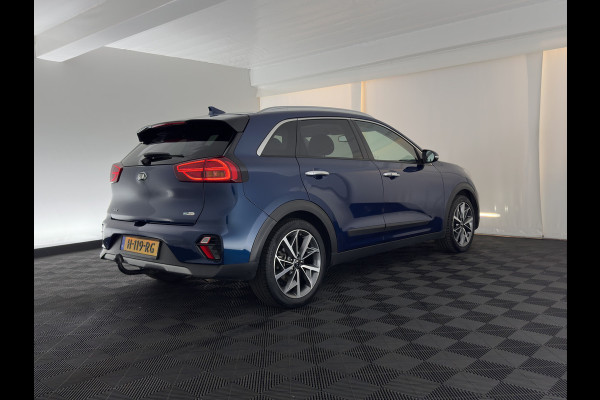 Kia Niro 1.6 GDi Hybrid ExecutiveLine (INCL-BTW) Aut. *PANO | LEATHER | FULL-LED | NAVI-FULLMAP | DIGI-COCKPIT | HEATED-COMFORTSEATS | CAMERA | DAB+ | KEYLESS | ECC | SHIFTPADDLES | ADAPTIVE-CRUISE | LANE-ASSIST | TOWBAR | 18"ALU