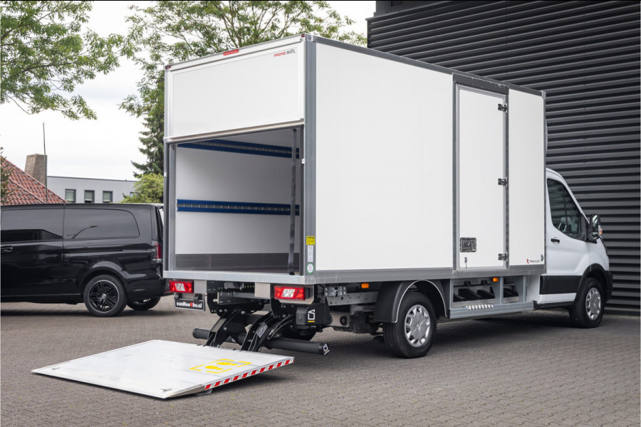 Ford E-Transit Bakwagen met laadklep Rolstops
