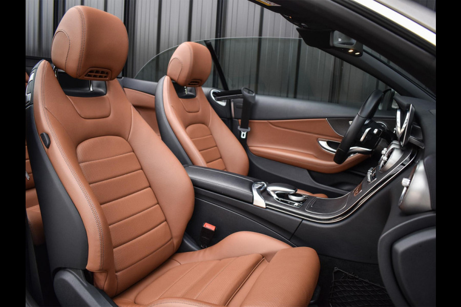 Mercedes-Benz C-Klasse Cabrio 200 Advantage Pack | AMG Line | Camera | Distronic | Stoel- Nekverwarming | Leder |