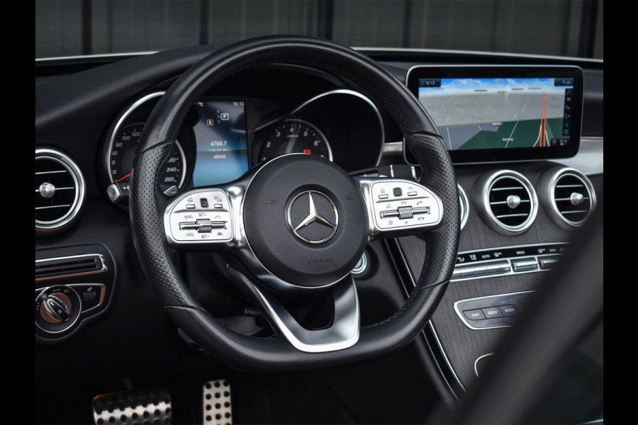 Mercedes-Benz C-Klasse Cabrio 200 Advantage Pack | AMG Line | Camera | Distronic | Stoel- Nekverwarming | Leder |