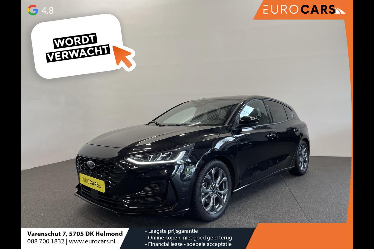 Ford Focus 1.0 EcoBoost Hybrid 155pk Automaat ST Line Navigatie Cruise Control Parkeer sensoren Lichtmetalen Velgen Extra Getint Glas