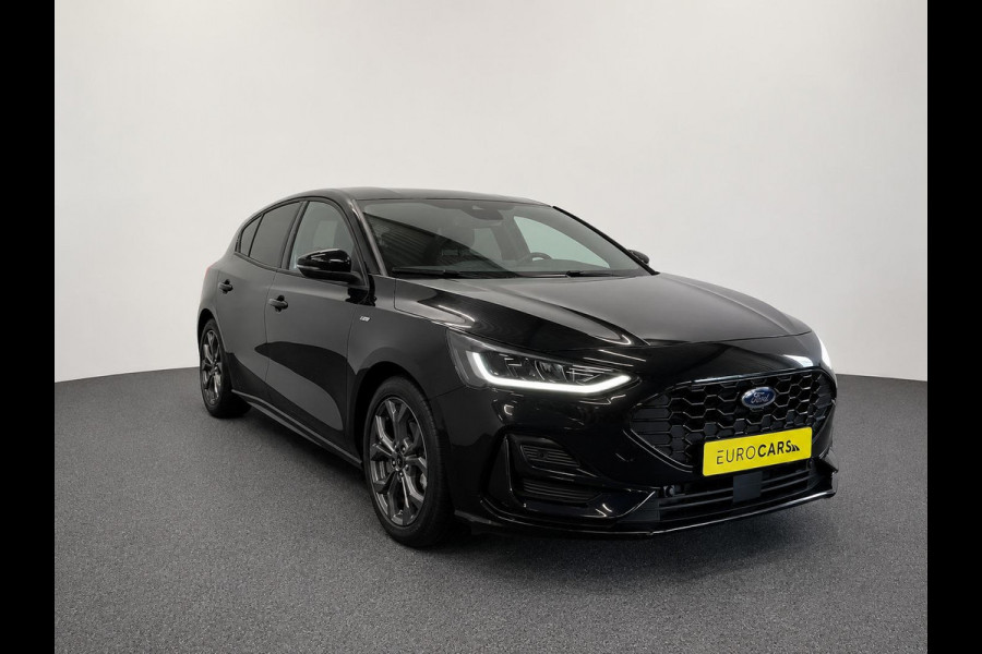 Ford Focus 1.0 EcoBoost Hybrid 155pk Automaat ST Line Navigatie Cruise Control Parkeer sensoren Lichtmetalen Velgen Extra Getint Glas