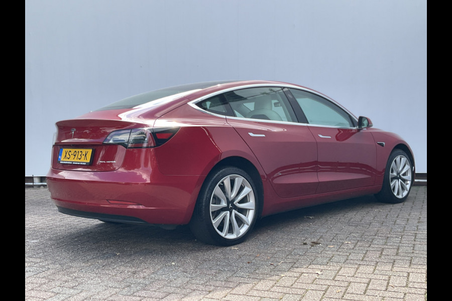 Tesla Model 3 351pk Long Range AWD 75 kWh Incl.BTW Panorama Design