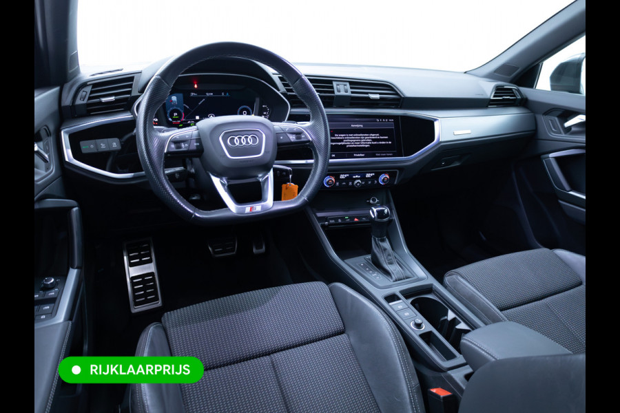 Audi Q3 Sportback 45 TFSI e S Edition 245 PK | 2x S-Line | Elec. achterklep | 360 Camera | Virtual cockpit | Navigatie | Cruise control, Apple Carplay, Android auto