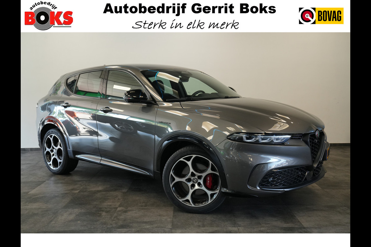 Alfa Romeo Tonale 1.5T Hybrid Veloce Schakelpaddles Draadloze Lader Stoelventilatie 24 Maanden garantie* (Vraag naar de voorwaarden)
