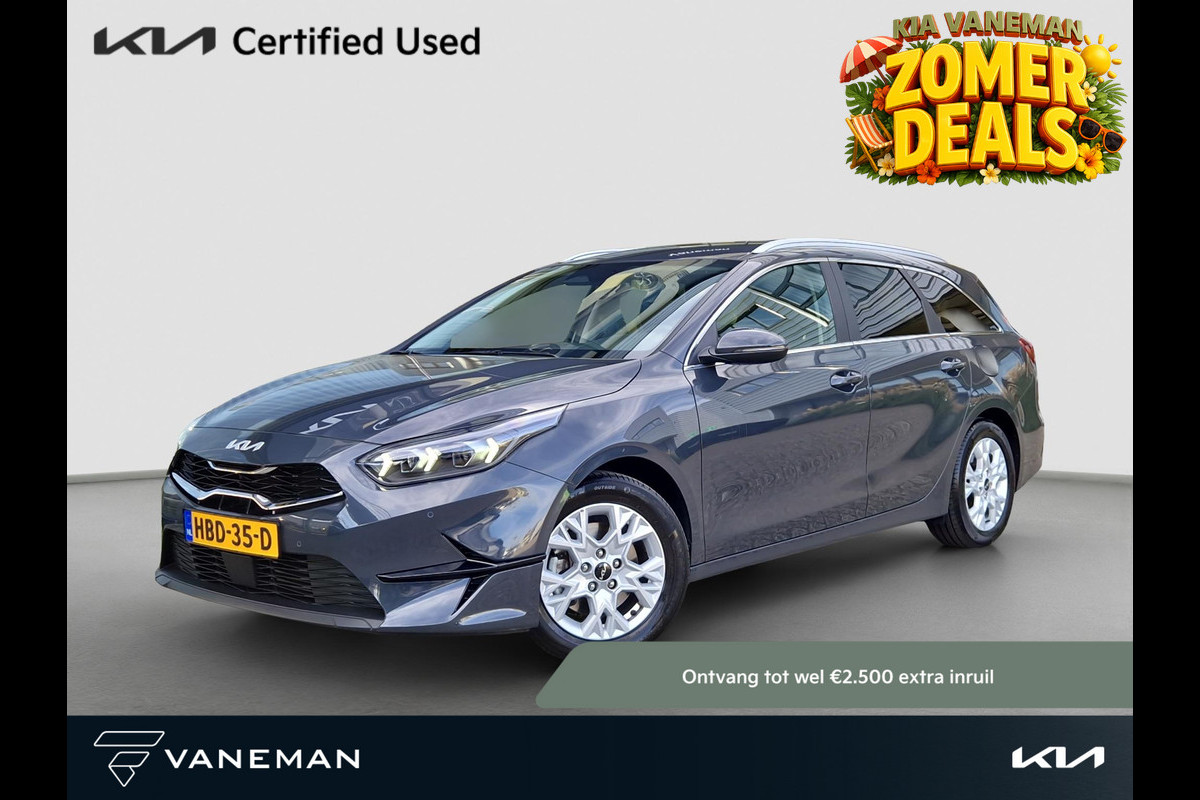 Kia Ceed Sportswagon 1.0 T-GDi DynamicPlusLine | Dodehoek | Key-Less | Stoelverwarming | LED | Licht- en Regensensor |