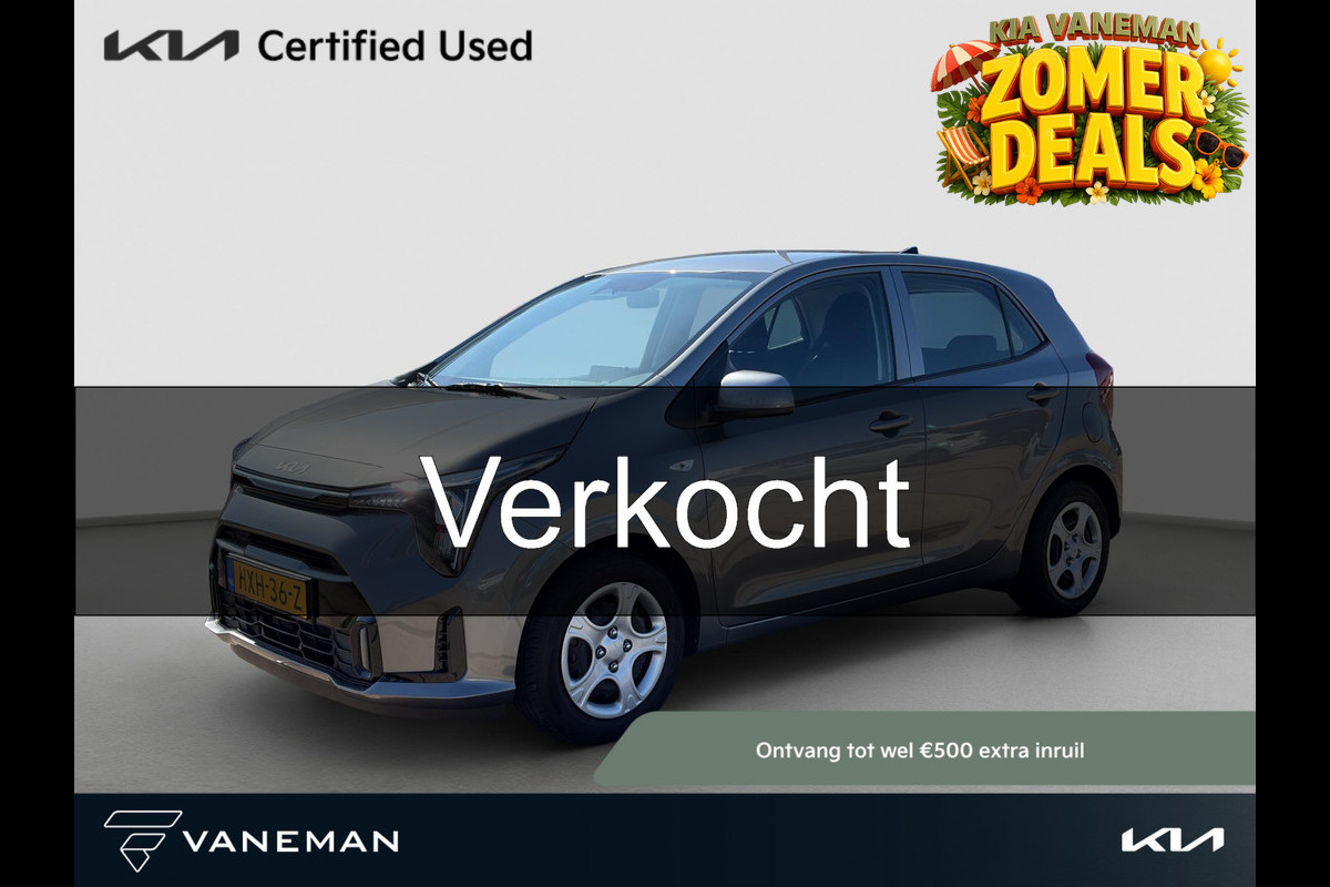 Kia Picanto 1.0 DPI DynamicLine Automaat Navi | Camera | Cruise | PDC | Android Auto / Apple Carplay |