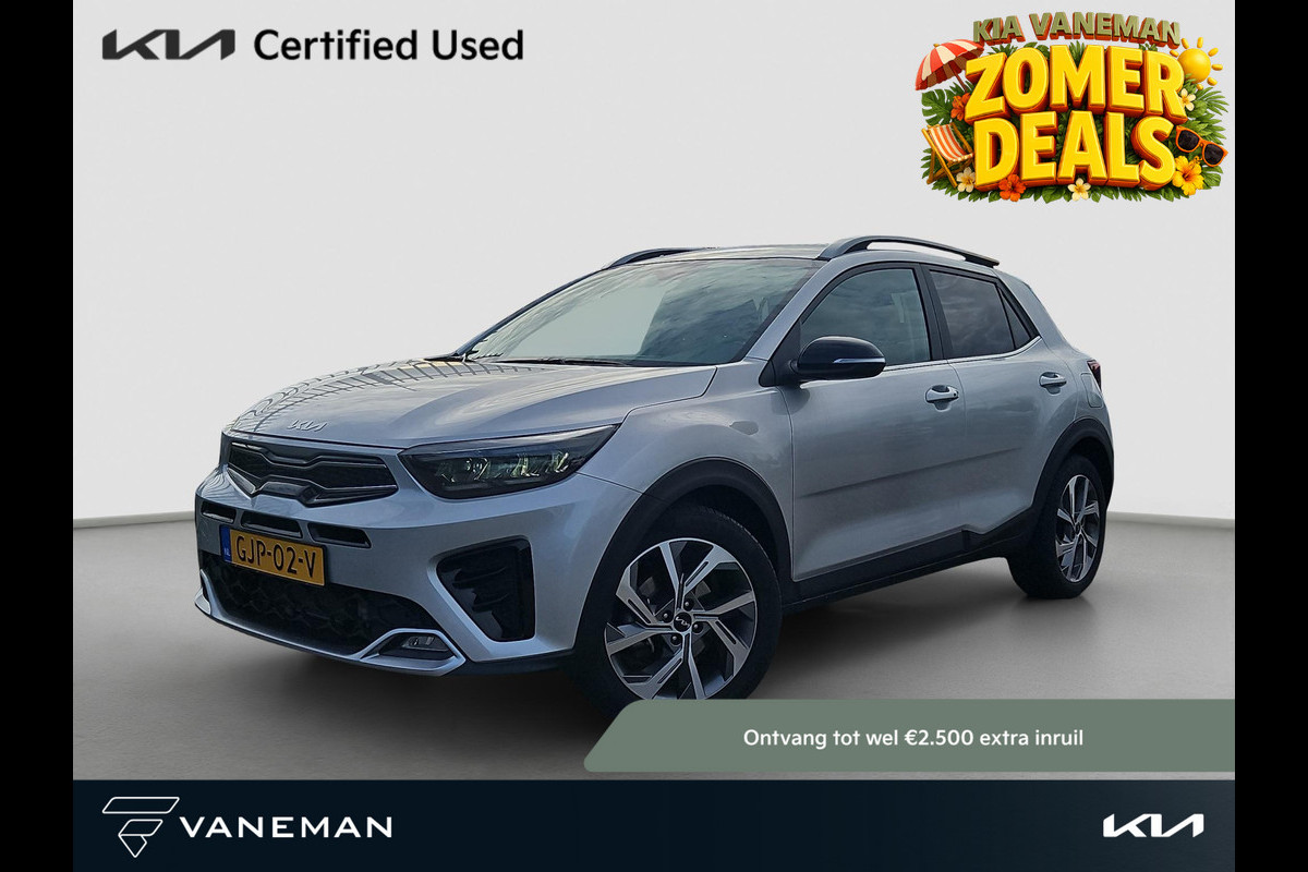Kia Stonic 1.0 T-GDi MHEV GT-Line | Stoel- en Stuurverwarming | Privacy Glass | Automaat | H-Leder | Navi | Clima |