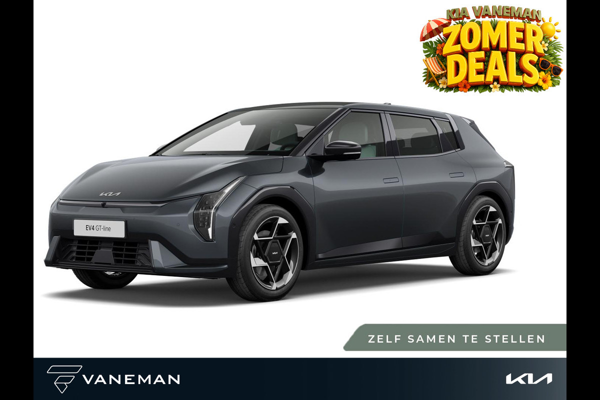Kia EV4 GT-PlusLine 81.4 kWh | Lichtmetalen velgen 5-spaaks 19" | Zelf samenstellen